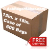 15 x 18 vacuum sealer bags (600)